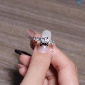Nhẫn bạc nữ xi kim 925 cao cấp sang trọng NN0564-XK