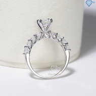 Nhẫn bạc nữ xi kim 925 cao cấp sang trọng NN0564-XK