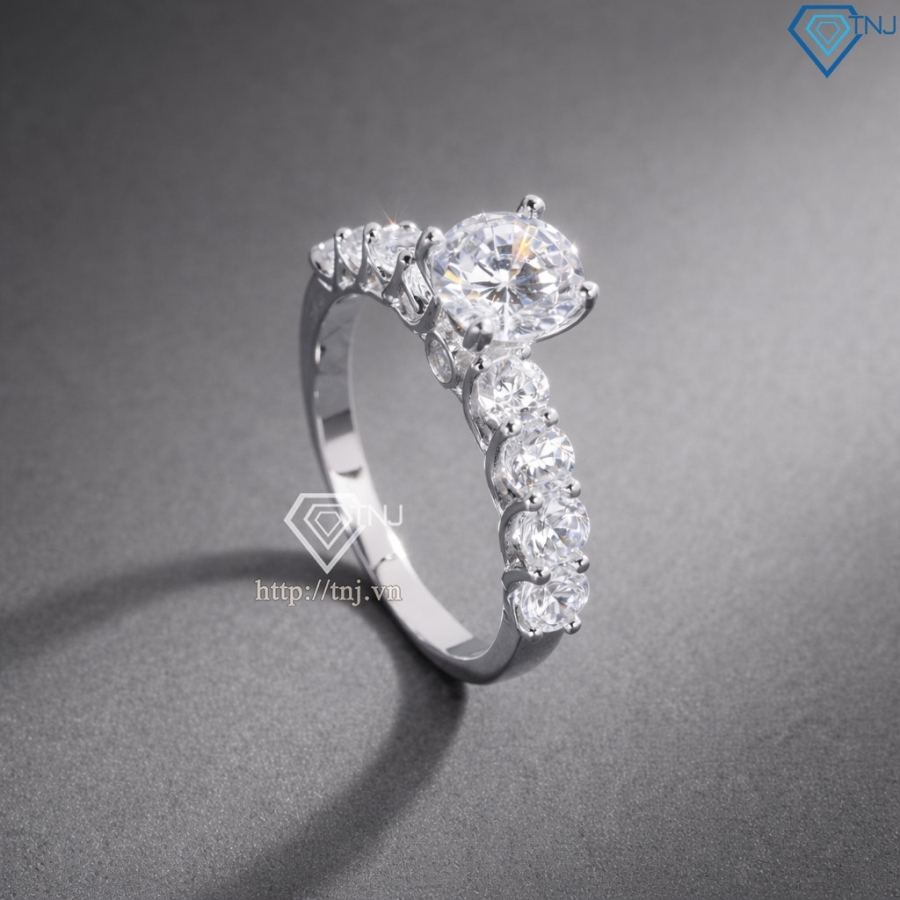 Nhẫn bạc nữ xi kim 925 cao cấp sang trọng NN0564-XK