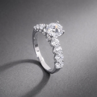 Nhẫn bạc nữ xi kim 925 cao cấp sang trọng NN0564-XK