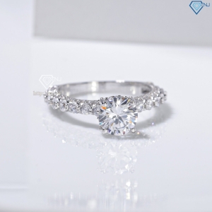 Nhẫn bạc nữ cao cấp 925 xi kim đẹp NN0567-XK