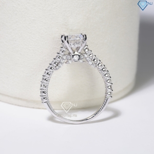 Nhẫn bạc nữ xi kim hoa văn sang trọng NN0569-XK