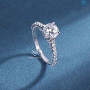 Nhẫn bạc nữ xi kim hoa văn sang trọng NN0569-XK
