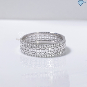 Nhẫn bạc nữ dạng tròn kim tiền xi kim NN0570-XK