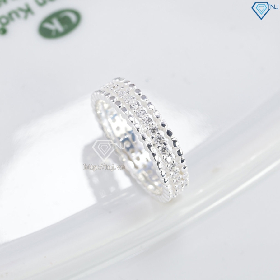 Nhẫn nam bạc dạng tròn giá rẻ NNA0904