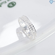 Nhẫn nam bạc dạng tròn giá rẻ NNA0904