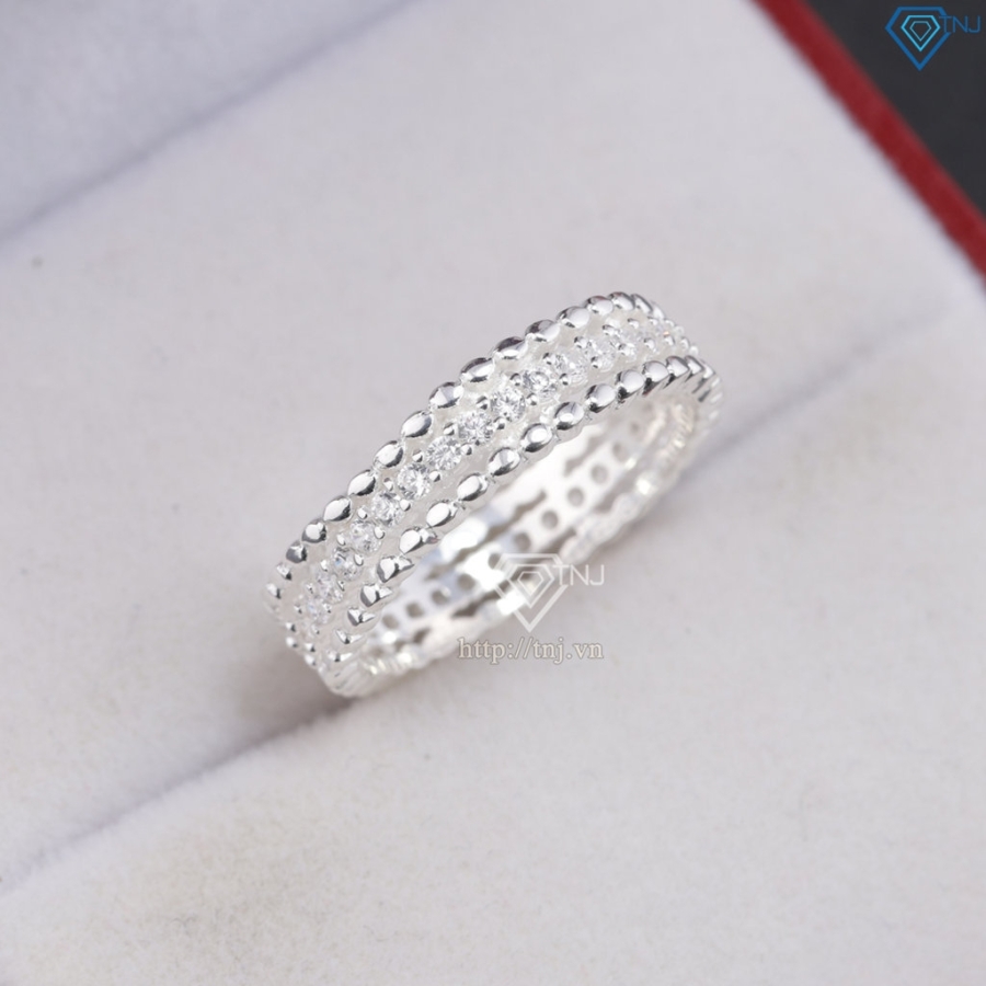 Nhẫn nam bạc dạng tròn giá rẻ NNA0904