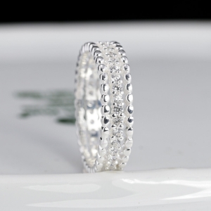 Nhẫn nam bạc dạng tròn giá rẻ NNA0904