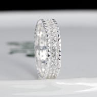 Nhẫn nam bạc dạng tròn giá rẻ NNA0904