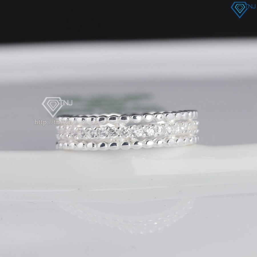 Nhẫn nam bạc dạng tròn giá rẻ NNA0904