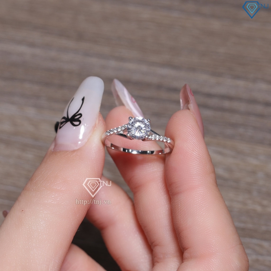 Nhẫn bạc nữ xi kim giá rẻ NN0571-XK