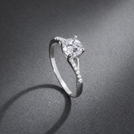 Nhẫn bạc nữ xi kim giá rẻ NN0571-XK