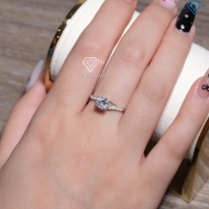 Nhẫn bạc nữ xi kim giá rẻ NN0571-XK