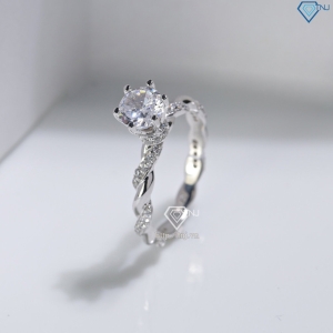 Nhẫn bạc nữ dạng xoắn xi kim NN0572-XK