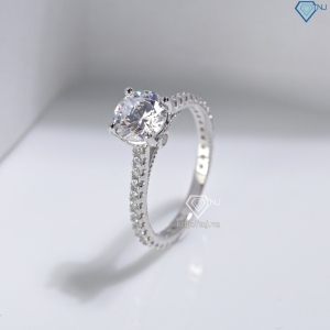 Nhẫn bạc nữ xi kim sang trọng đẹp NN0573-XK