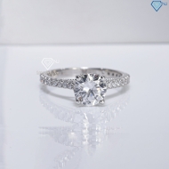 Nhẫn bạc nữ xi kim sang trọng đẹp NN0573-XK