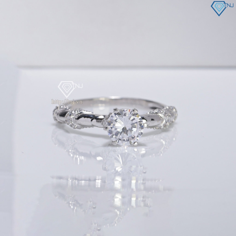 Nhẫn bạc nữ xi kim 925 thiết kế NN0574-XK