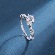 Nhẫn bạc nữ xi kim 925 thiết kế NN0574-XK