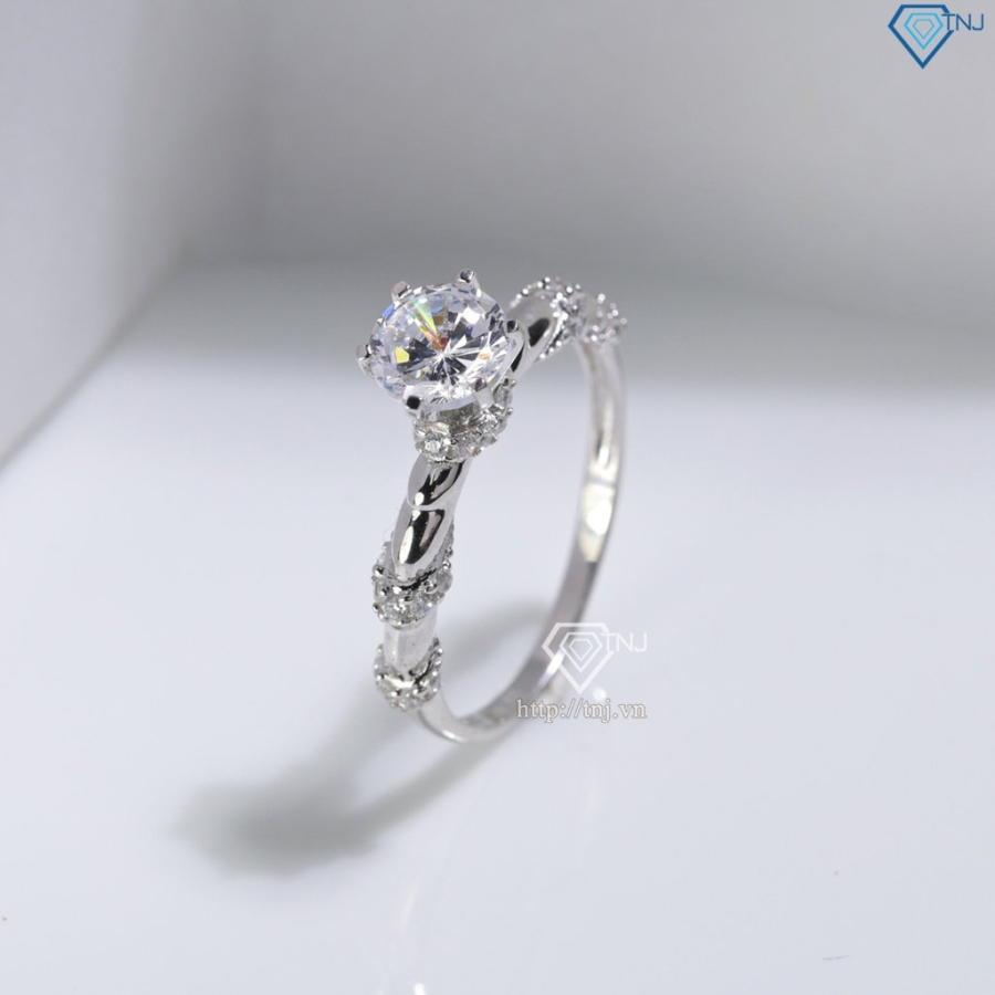 Nhẫn bạc nữ xi kim 925 thiết kế NN0574-XK