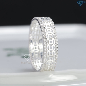 Nhẫn nam kim tiền bằng bạc bản nhỏ NNA0906 - Trang Sức TNJ