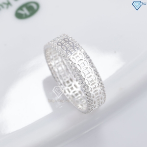 Nhẫn nam kim tiền bằng bạc bản nhỏ NNA0906 - Trang Sức TNJ