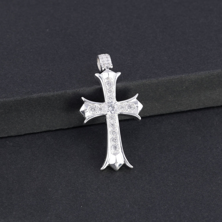 Mặt dây chuyền nam thánh giá đính đá MDCA0208