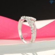 Nhẫn bạc nữ đá chìm mặt trái tim đẹp NN0250 - Trang Sức TNJ