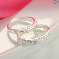 Nhẫn đôi bạc nhẫn cặp bạc đẹp ND0365 - Trang Sức TNJ