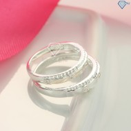 Nhẫn đôi bạc nhẫn cặp bạc đẹp ND0365 - Trang Sức TNJ