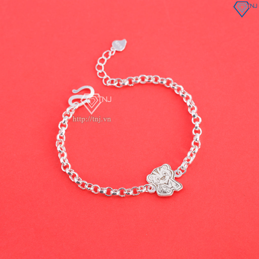 Lắc bạc cho bé hình 12 con giáp dễ thương LTT0200