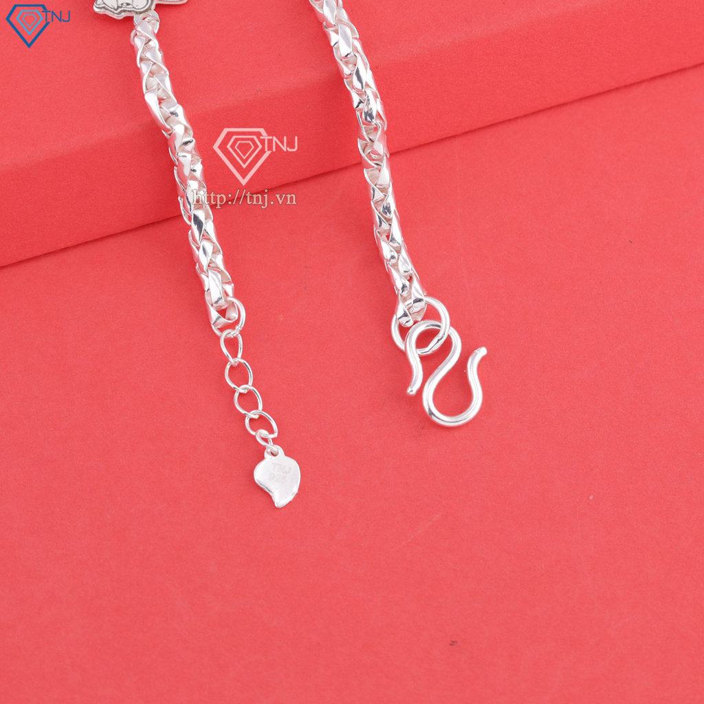 Lắc bạc cho bé khắc tên hình con ngựa LTT0216