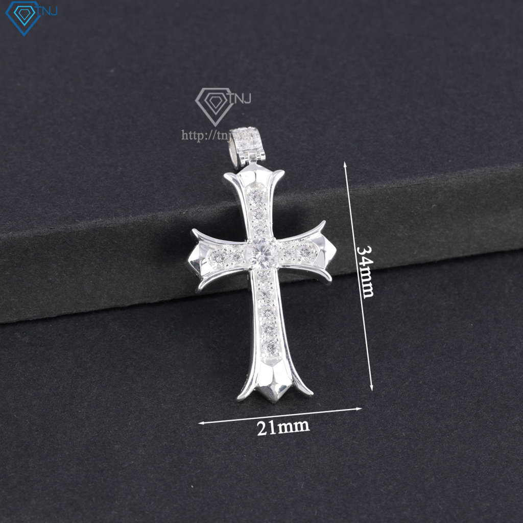 Mặt dây chuyền nam thánh giá đính đá MDCA0208