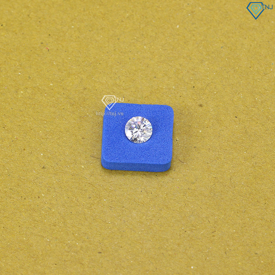 Đá kim cương Moissanite 6.0mm DM0001- Kiểm định GRA