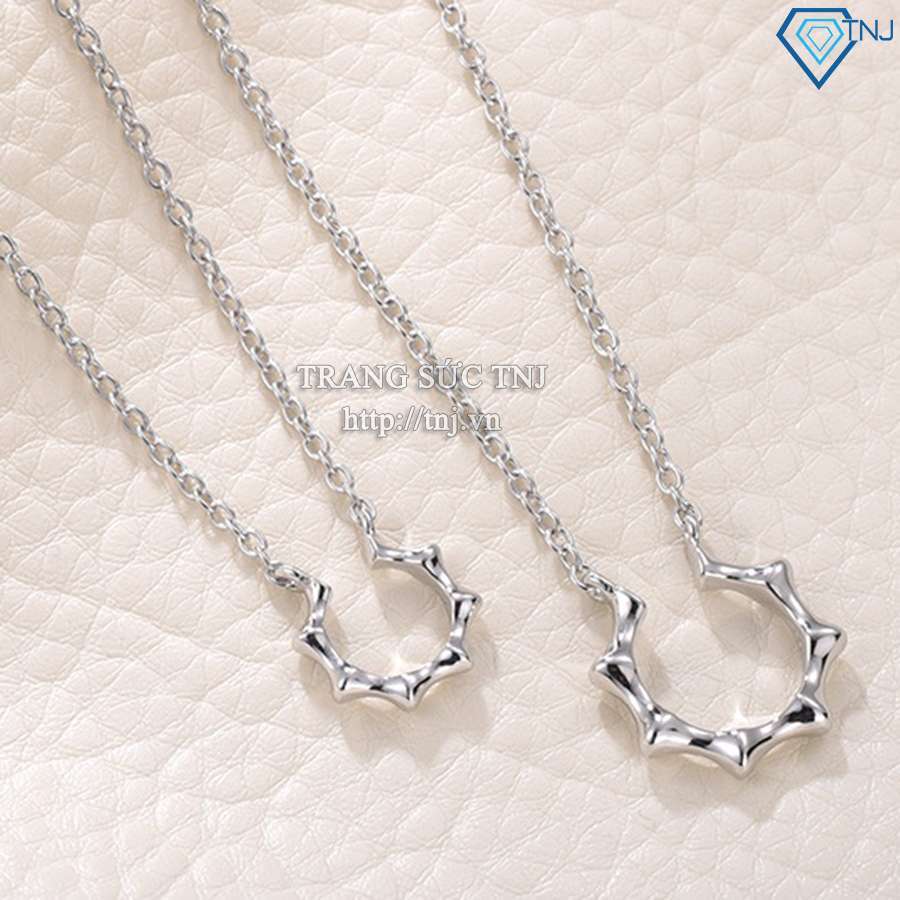 dây chuyền cặp đôi bạc ngôi sao dcd0008