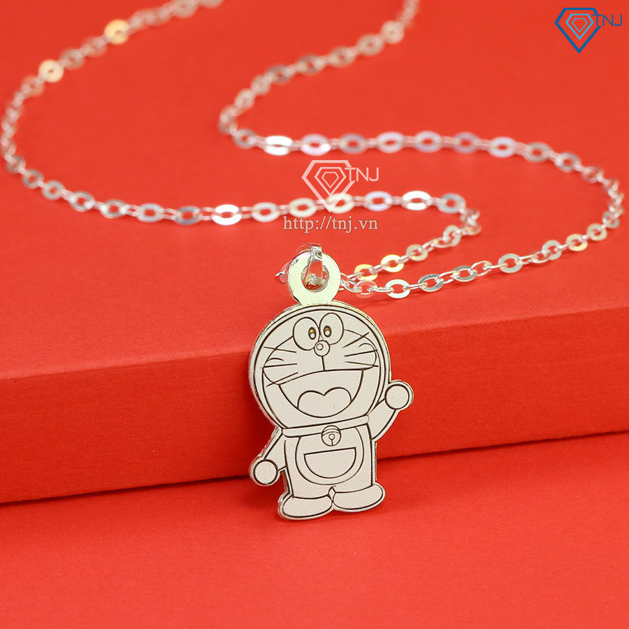Dây chuyền bạc cho bé hình Doraemon DCT0103