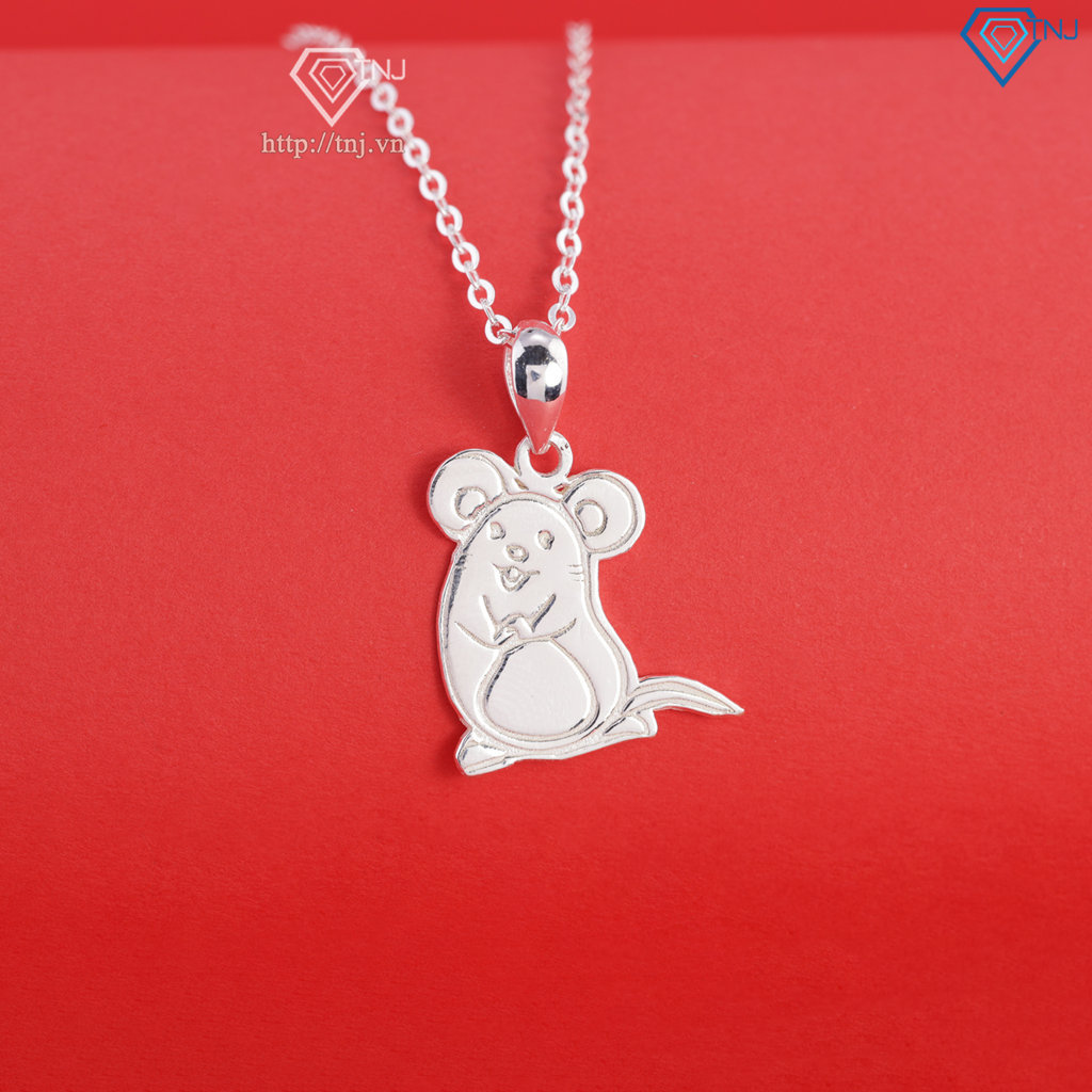 Dây chuyền bạc cho bé hình 12 con giáp dễ thương DCT0134