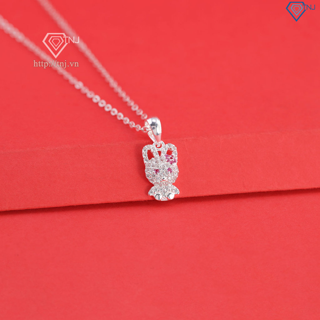 Dây chuyền bạc cho bé hình con thỏ dễ thương DTN0050