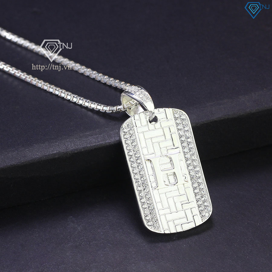 Dây chuyền Dogtag mặt chữ H DCA0131