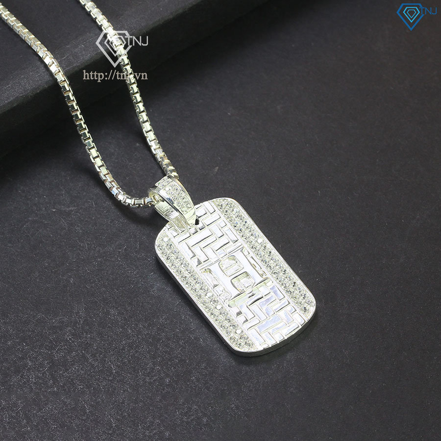 Dây chuyền Dogtag mặt chữ H DCA0131