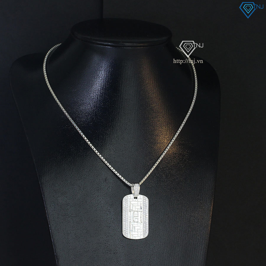 Dây chuyền Dogtag mặt chữ H DCA0131