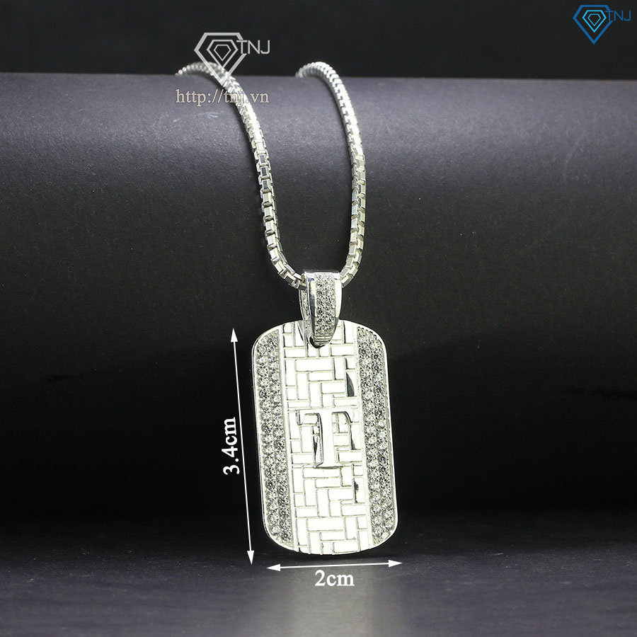 Dây chuyền Dogtag mặt chữ T DCA0131