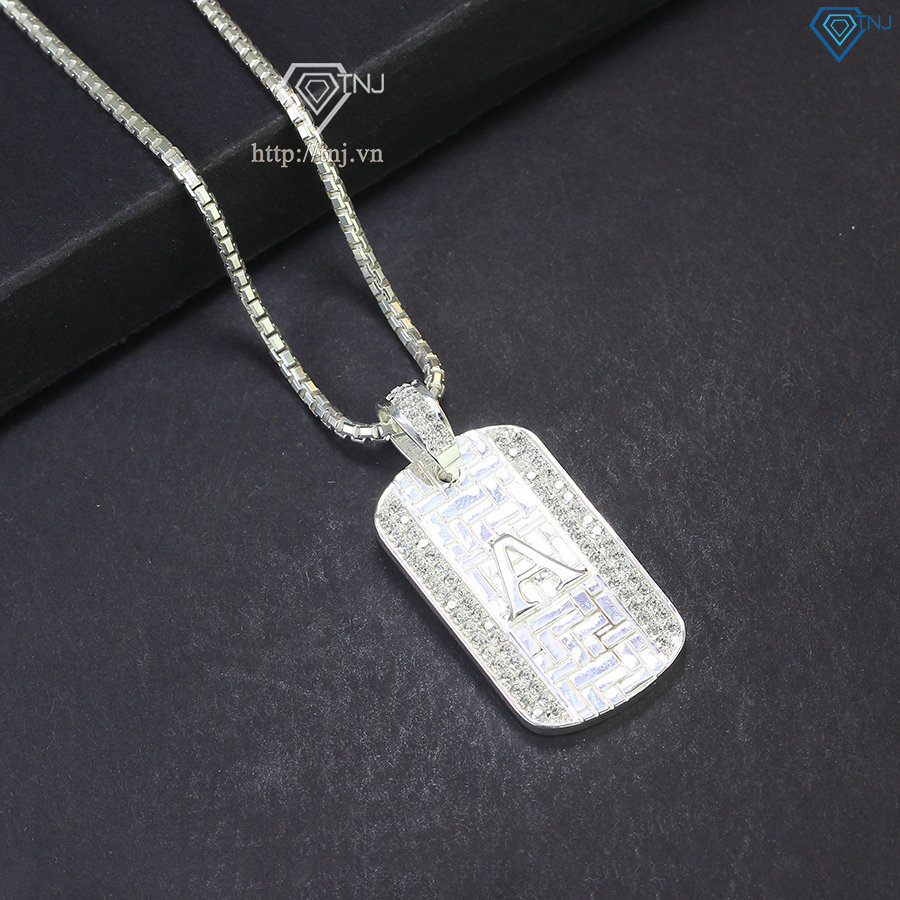 Dây chuyền Dogtag chữ cái theo yêu cầu DCA0131