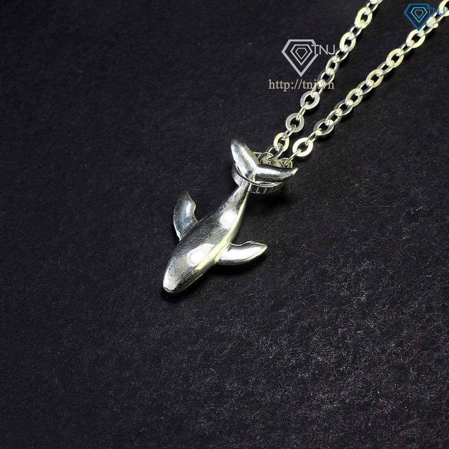 Dây chuyền bạc nam mặt cá voi đẹp DCA0146