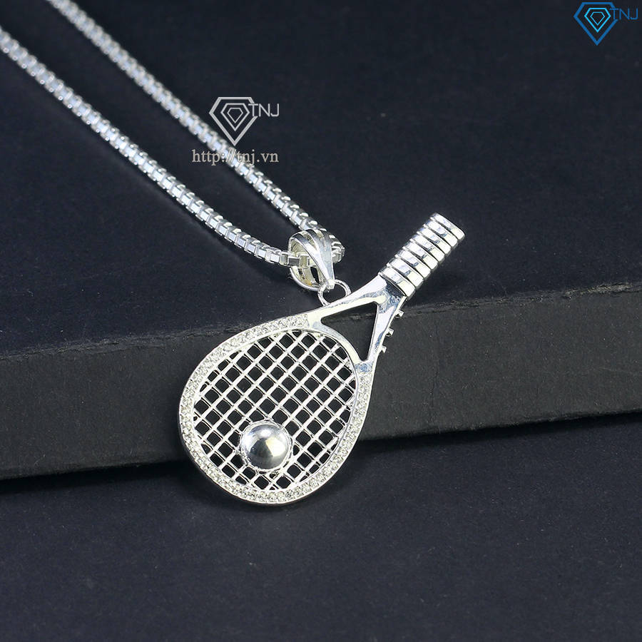 Dây chuyền bạc nam mặt cây vợt Tennis DCA0169