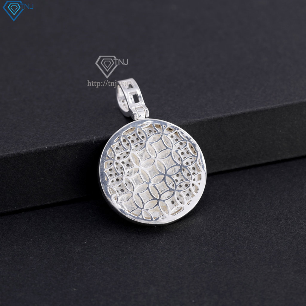 Dây chuyền bạc nam mặt bàn tay cầu nguyện xi vàng tây DCA0207