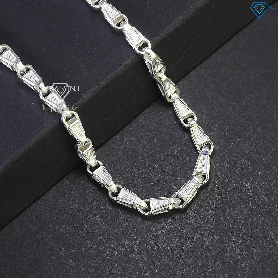 Dây chuyền bạc nam dạng giọt nước DCK0127
