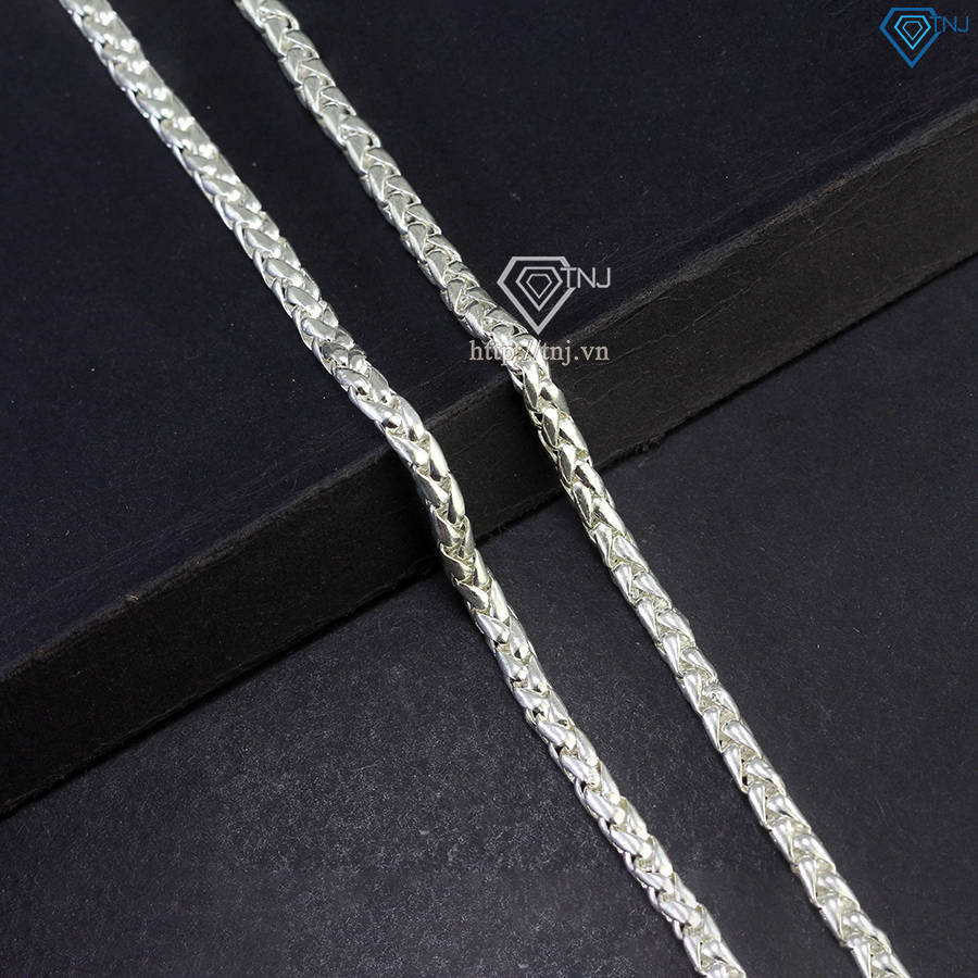 Dây chuyền bạc nam vảy rồng đẹp DCK0151