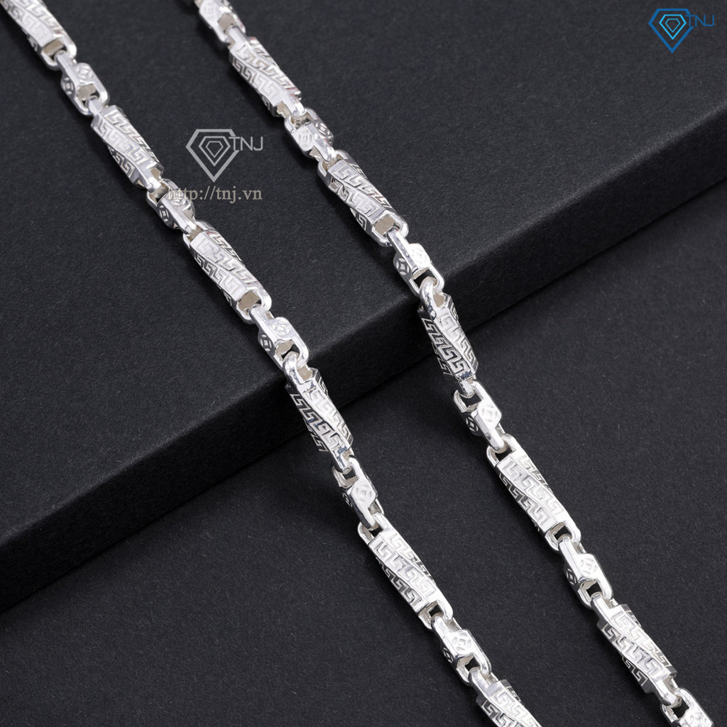 Dây chuyền kim tiền đốt trúc cho nam nam đẹp DCK0157