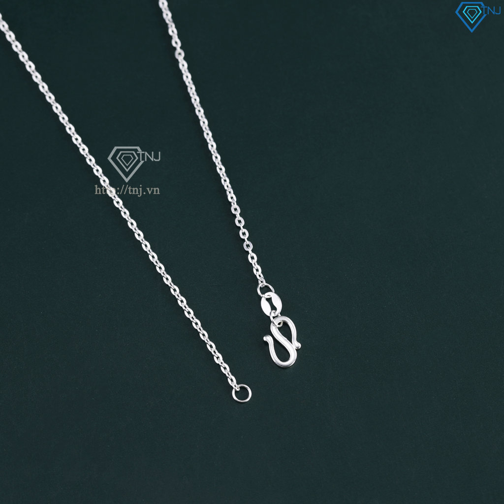 Dây chuyền bạc nữ không mặt mắt xích DNK0001