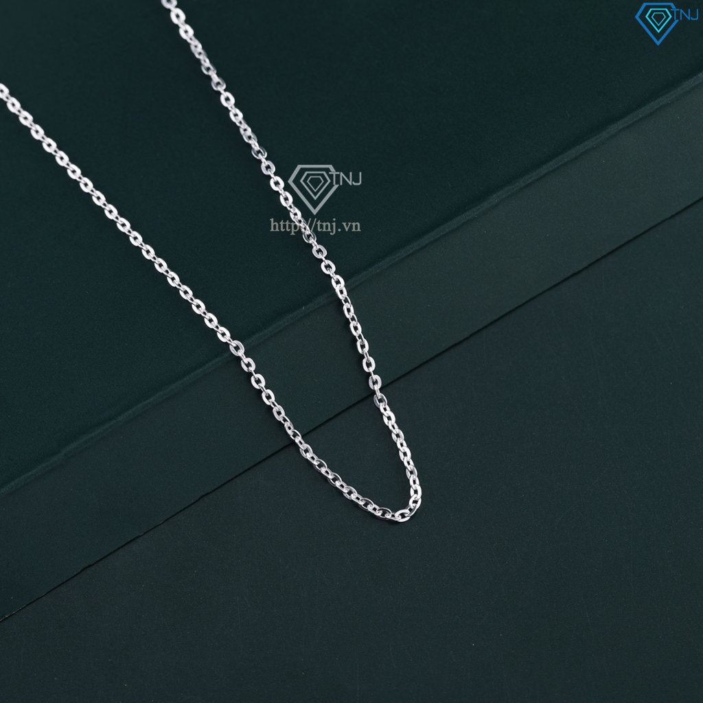 Dây chuyền bạc nữ không mặt mắt xích DNK0001